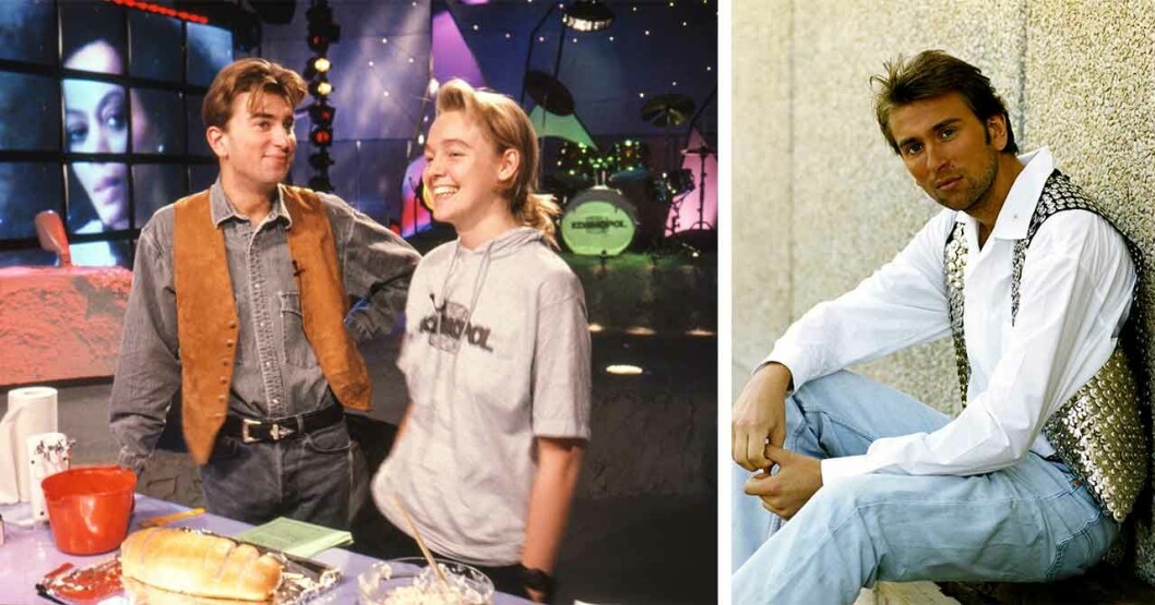 Jan Trolin ledde ungdomsprogram från SVT Växjö med Ellinor Persson. Programledarna Jan Trolin och Ellinor Persson