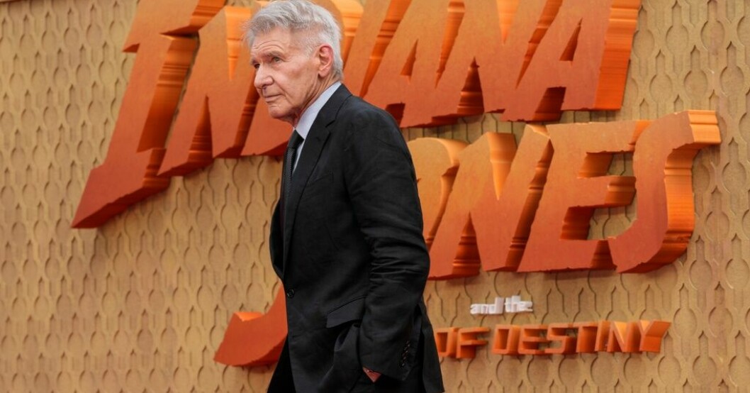 Trots att Harrison Ford iklädde sig rollen som äventyraren Indiana Jones för sista gången i filmen ”Indiana Jones and the dial of destiny" var det inte många biobesökare som rusade till biograderna under första helgen. Arkivbild. Ljummet mottagande för Indiana Jones-filmen