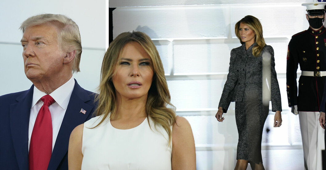 Donald Trump och Melania Trump.