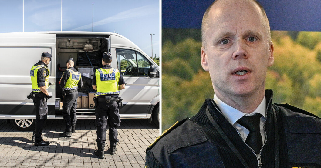 Stora mängder kokain kommer till Sverige, berättar Tullverkets chef Stefan Granath.