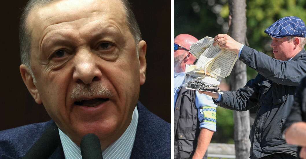 Erdogan vill stoppa koranbränningen – Sveriges ambassadör kallats till möte