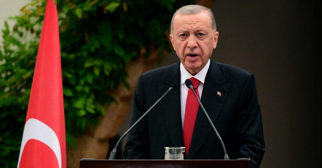 Turkiets president Recep Tayyip Erdogan. Arkivbild. Erdogan om koranbränningen: Oacceptabelt