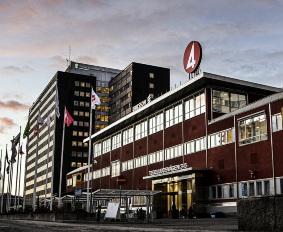 TV4-huset på Gärdet. TV4-huset