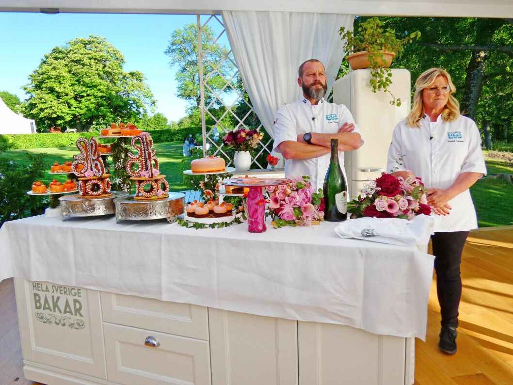 Juryn i Hela Sverige bakar 2020. Johan Östling och Elisabeth Johansson