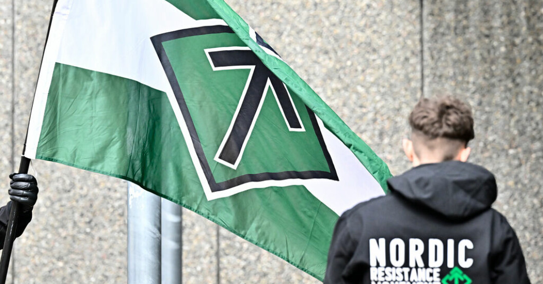 Två företrädare för NMR åtalas för misshandel av en pappa och hans tonårsson. Arkivbild som inte har koppling till åtalet. Nazister åtalas för misshandel i valrörelsen