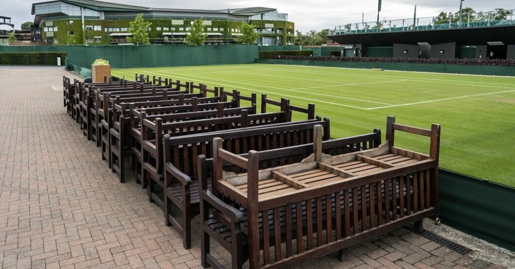 Två hotellrum, och gratis användning av träningsfaciliteter under sommarens grässäsong, kommer att erbjudas varje ukrainsk spelare under Wimbledon. Arkivbild. Wimbledon erbjuder extra stöd till Ukraina