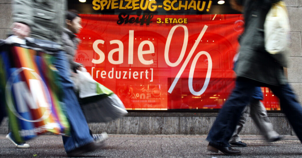 Tysk inflation steg till 8,7 procent i januari, enligt en andra beräkning av landets statistikbyrå. Arkivbild Utsikterna ser ljusare ut för tyskt näringsliv