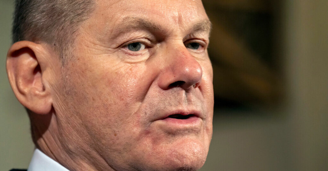 Tysklands förbundskansler Olaf Scholz. Tyskland utvisar Irandiplomater efter dödsdom