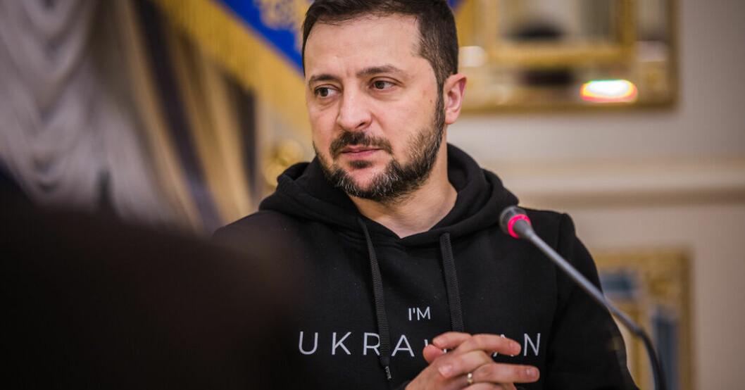 Ukrainas president Volodymyr Zelenskyj menar att ryskt deltagande under OS 2024 i Paris skulle vara en "manifestation av våld". Arkivbild. "Ryskt OS-deltagande är en manifestation av våld"