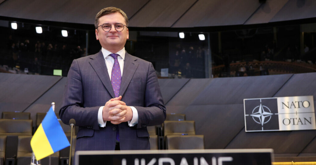 Ukrainas utrikesminister Dmytro Kuleba. Arkivbild. Ukrainska höjdaren till Sverige i helgen