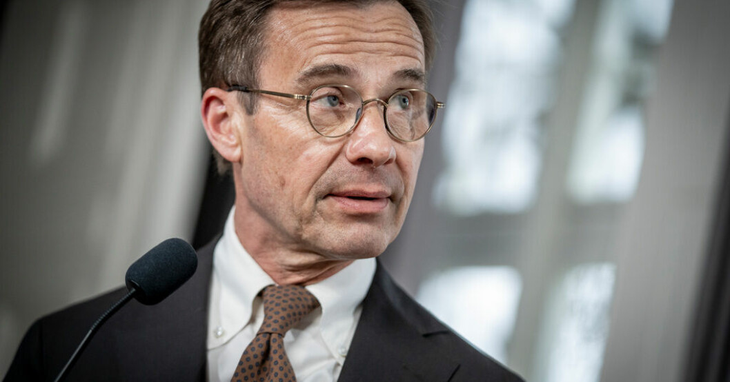 Ulf Kristersson. Arkivbild. FRA får ansvar över Sveriges cybersäkerhet