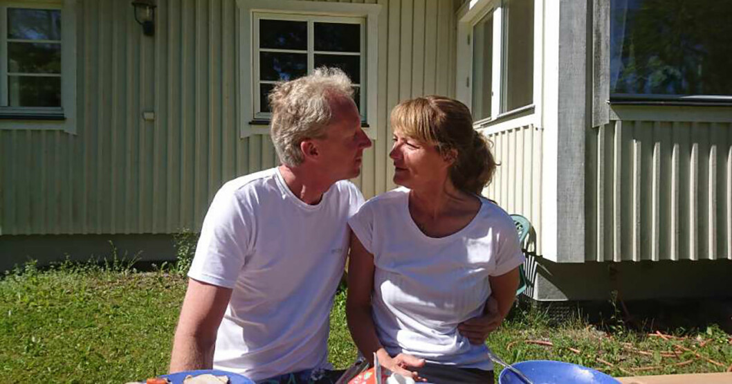 Uffe och Anna. <strong>Foto: Privat.</strong> Ulf Lindkvist och Anna i Bonde söker fru 2019.