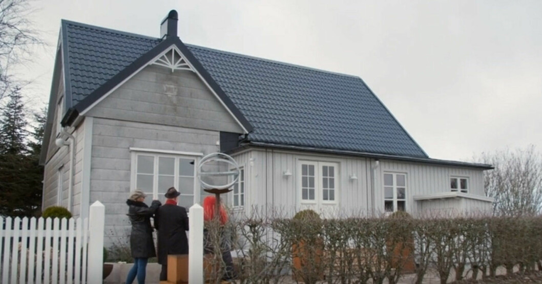 Ulf och Amber Grimfalks hus. <strong>Foto: SVT.</strong> Ulf och Amber Grimfalks hus i Husdrömmar 2020.
