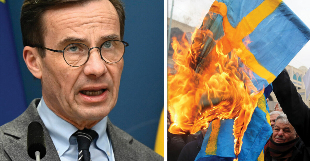 Ulf Kristersson efter hatet mot Sverige –allvarligt läge: ”Nyttiga idioter”