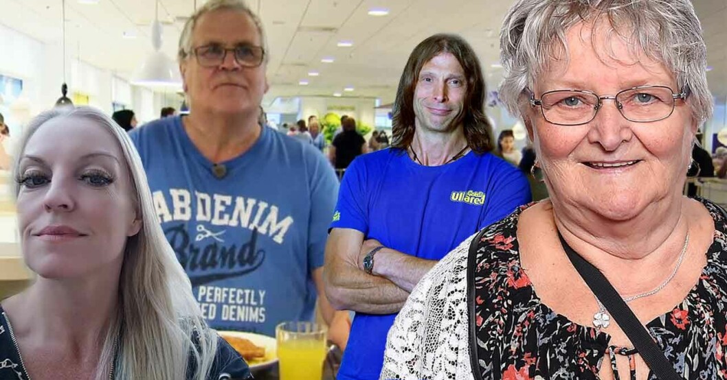 Helene Lundberg, Åke Jönsson, Ola-Conny Wallgren och Gunnel Hyvönen från Ullared