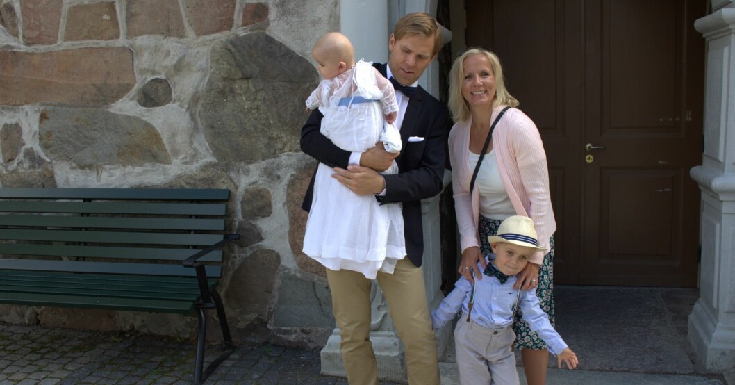 Ulrika med maken Daniel och sönerna Ture och Nils. Ulrika med maken Daniel