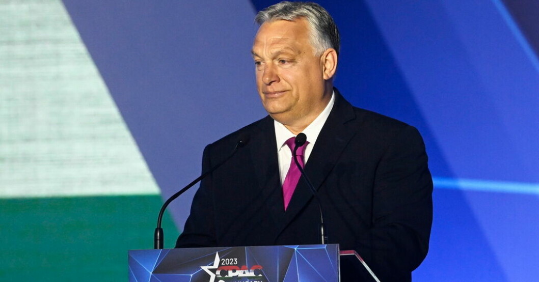 Ungern har bestämt sagt nej till ytterligare sanktioner mot Ryssland och ekonomiskt stöd till Ukraina. Arkivbild. Orbán: Ukraina segrar inte på slagfältet