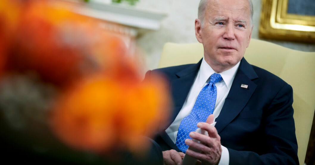 USA:s president Joe Biden ställer upp för omval. Arkivbild. Biden kandiderar – vill bli president igen