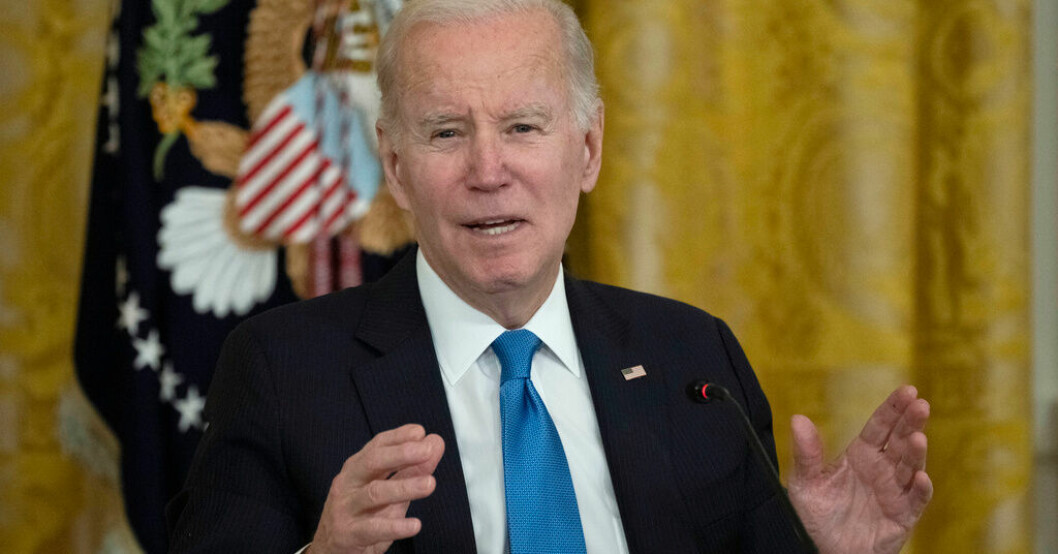 USA:s president Joe Biden. Biden till Polen inför anfallskrigets årsdag