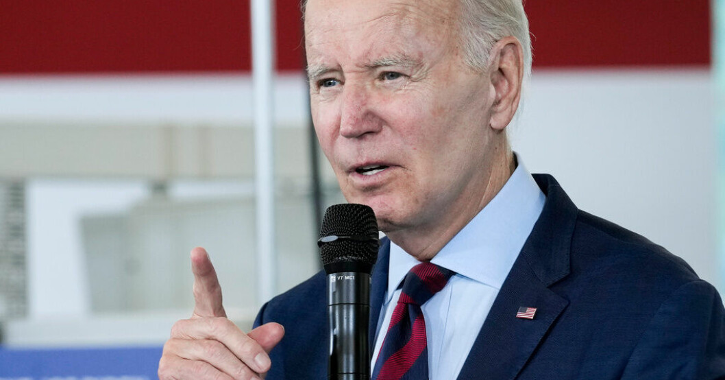 USA:s president Joe Biden. Arkivbild. Värkande tand flyttar möte med Natochefen