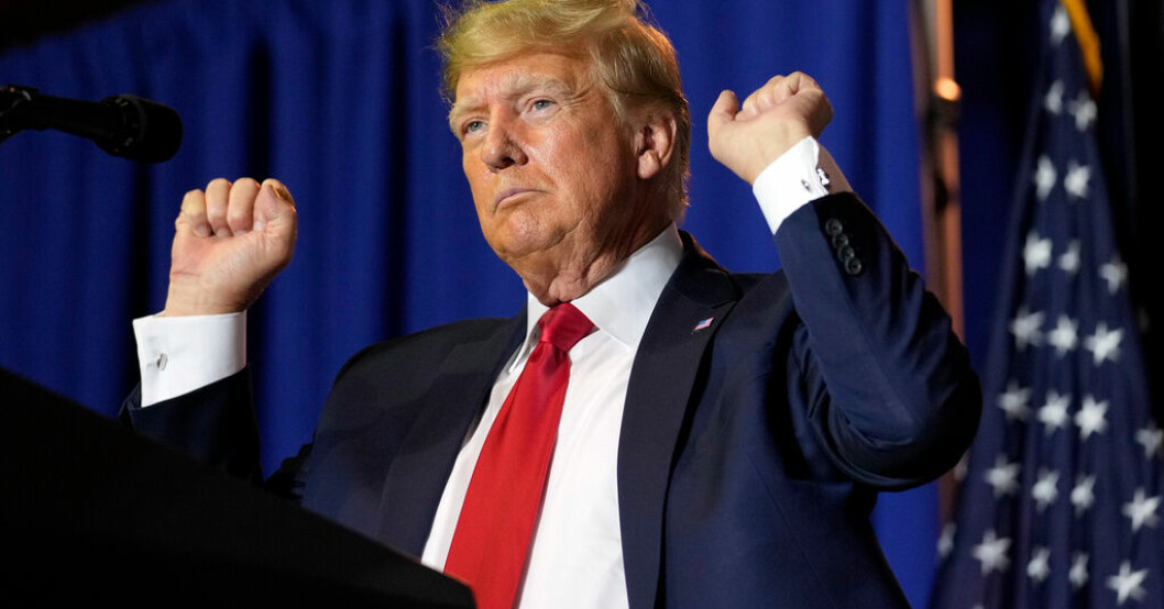 USA:s tidigare president Donald Trump. Bild från slutet av april. Trump: Jag hade kunnat förhindra Ukrainakriget
