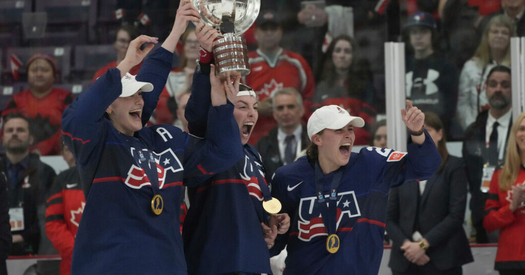 USA har nu tagit tio VM-guld. USA slog rivalen – Knight över 100 VM-poäng