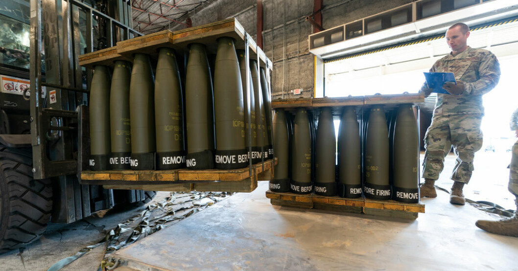 USA ska tillkännage ett nytt vapenpaket till Ukraina på fredagen. Arkivbild. USA skickar mer ammunition till Ukraina