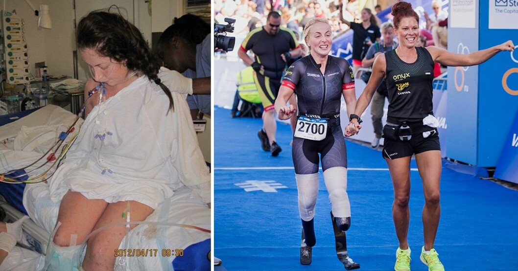 Shahrzad var nära att ta sitt liv efter amputationen – tog revansch med triathlon