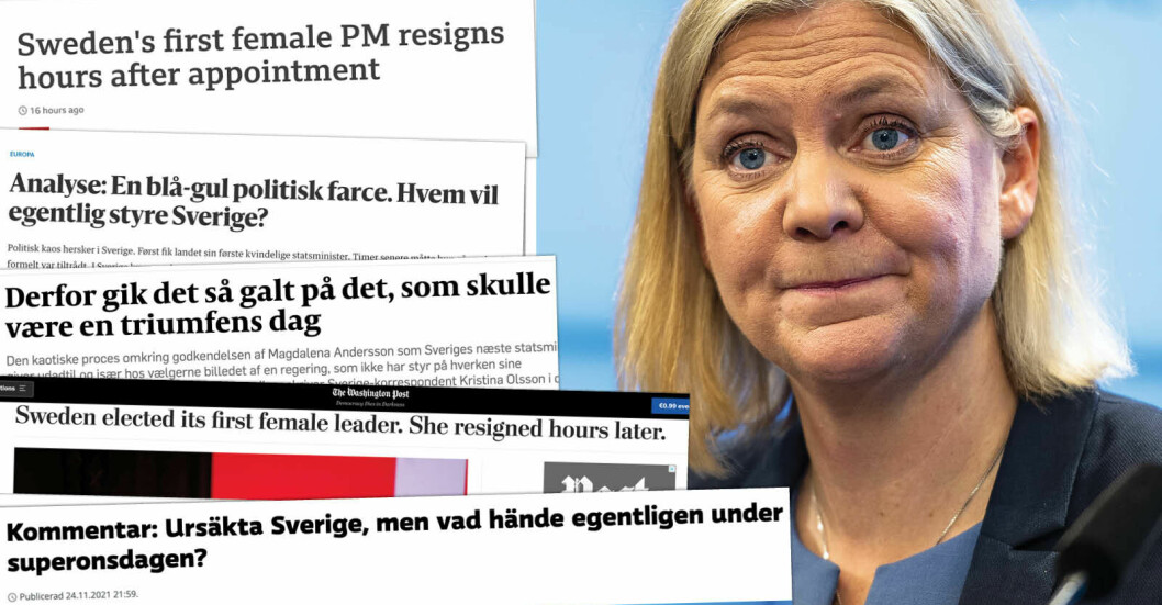 Internationella mediers hån: ”Ursäkta Sverige, men vad hände?”
