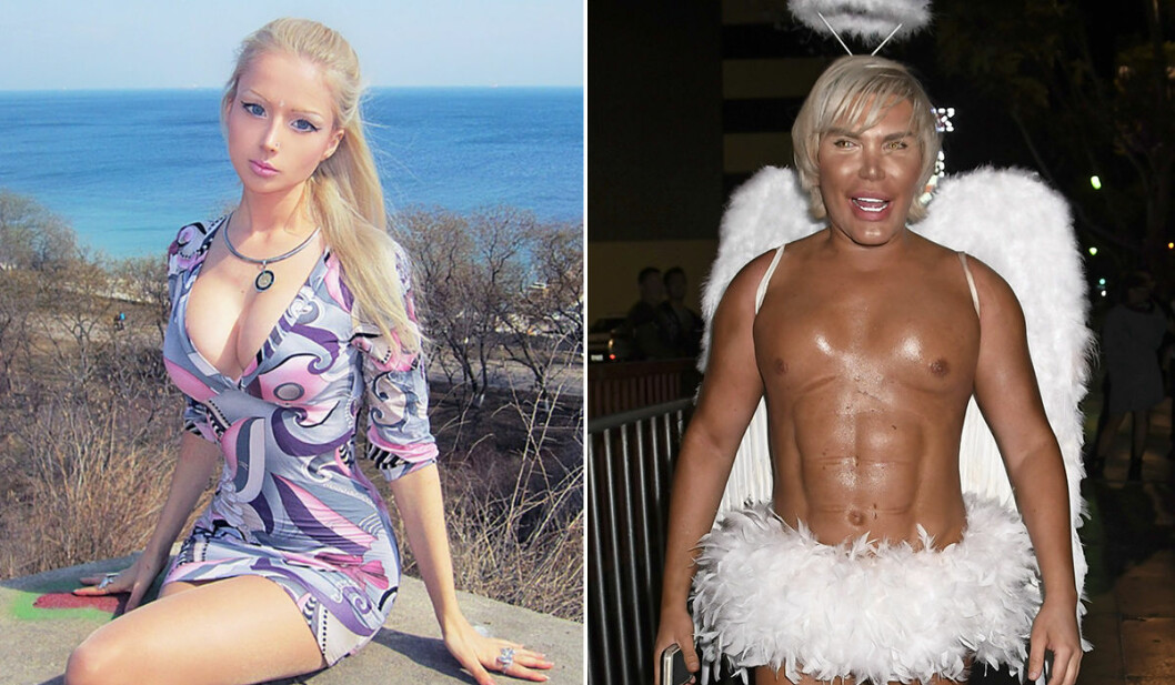 Valeria Lukyanova och Rodrigo Alves. Valeria Lukyanova och Rodrigo Alves