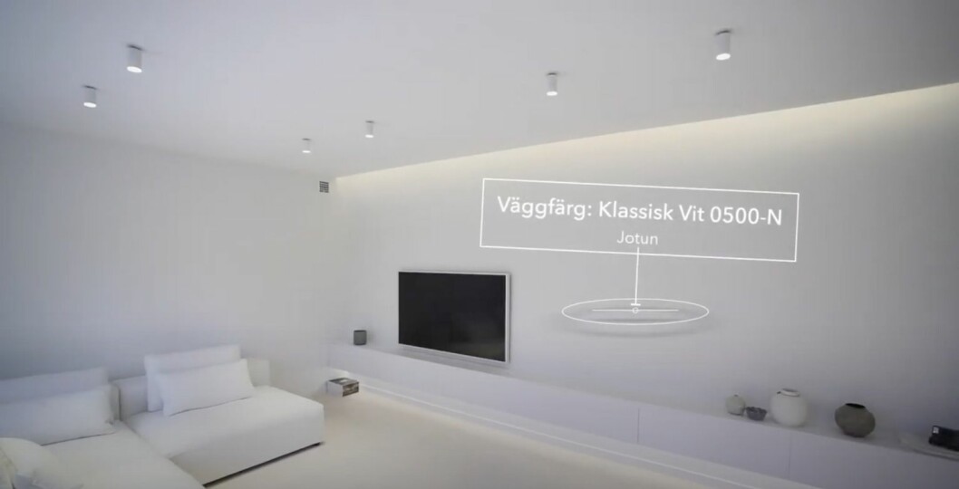 TVn i vardagsrummet. FOTO: Youtube Alice stenlöfs tv