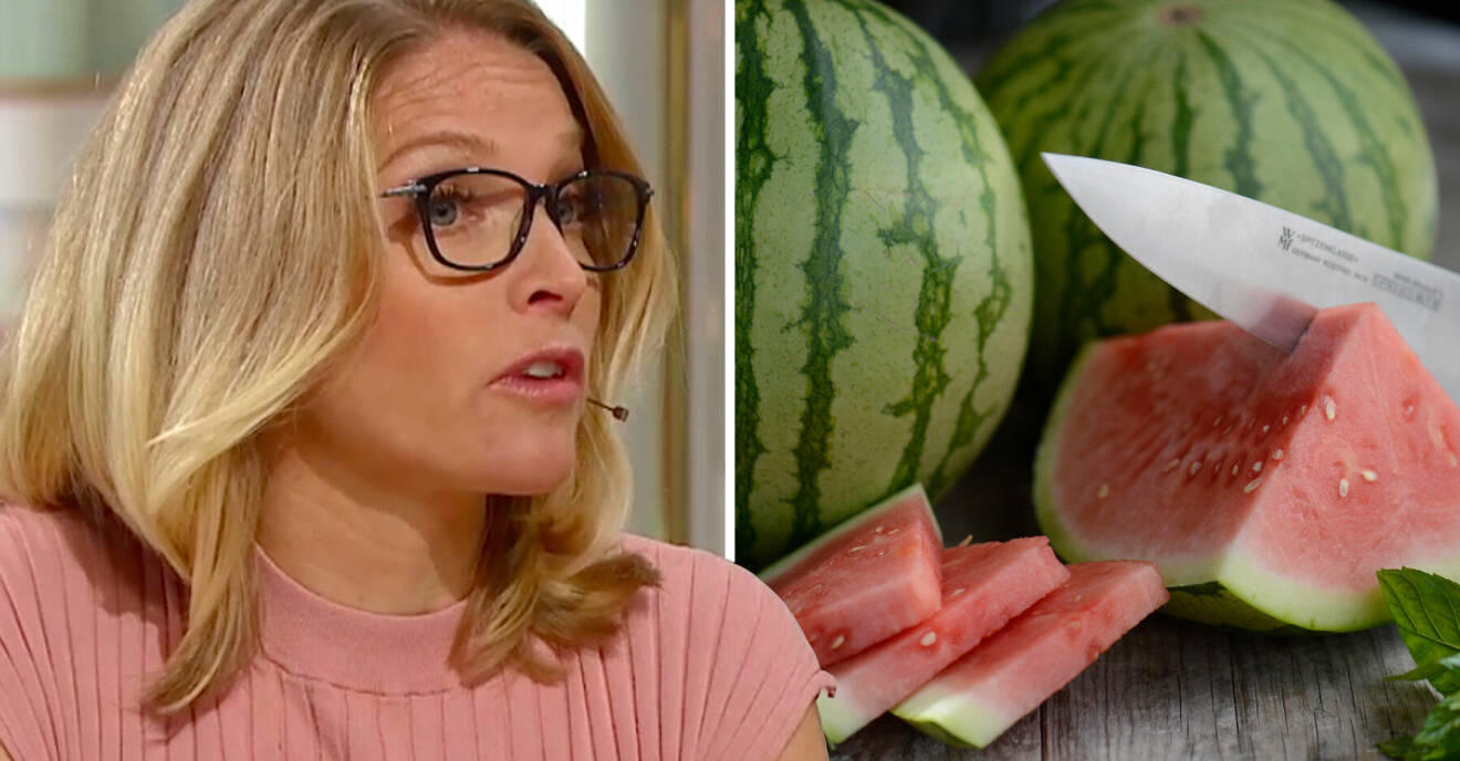 Dietisten Sofia Antonsson varnar för stora faran med att äta vattenmelon.