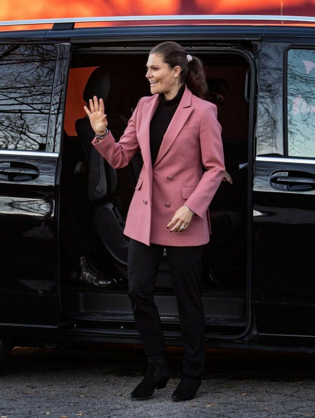 Victoria kavaj rosa