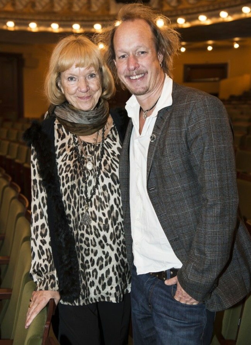 Vicky von der Lancken med sonen Johan.