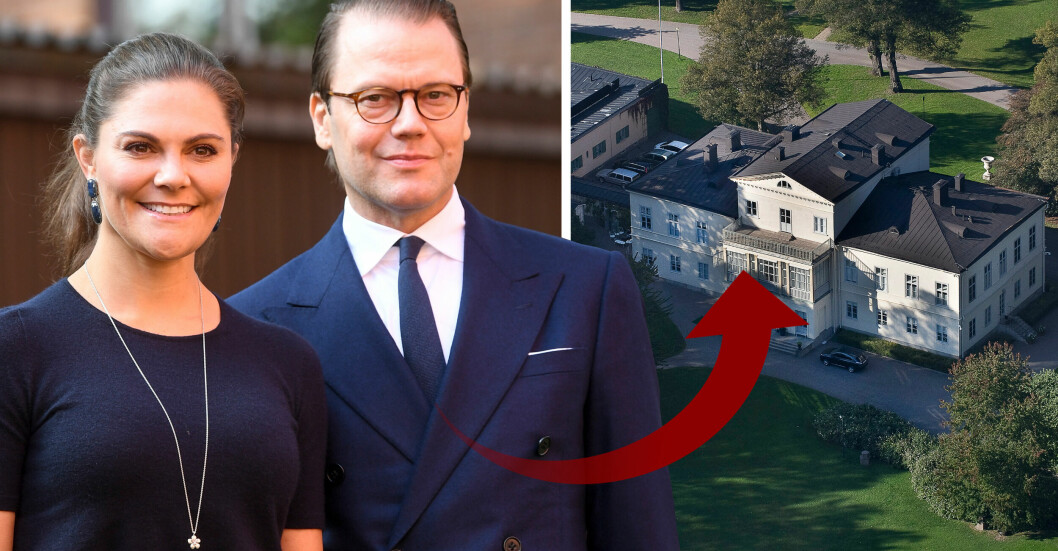 Kronprinsessan Victorias och prins Daniels hem på Haga slott.