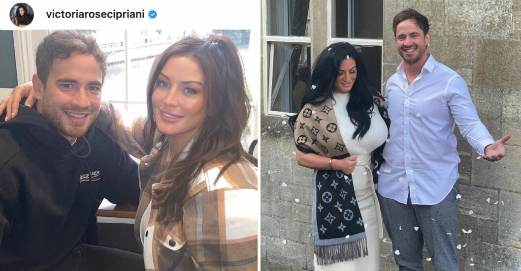 Danny Cipriani och Victoria Rose Cipriani gifte sig i smyg i april i år. Danny Cipriani och Victoria Rose Cipriani.