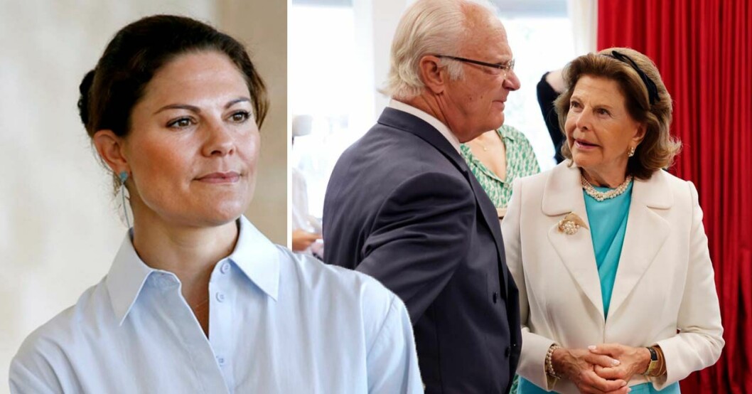 Kronprinsessan Victoria och drottning Silvia