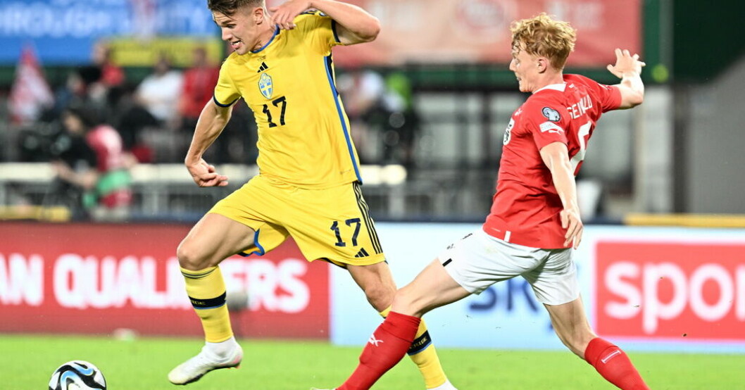 Viktor Gyökeres fick hoppa in i EM-kvalet mot Österrike förra veckan. Portugisisk media: Gyökeres nära Sporting