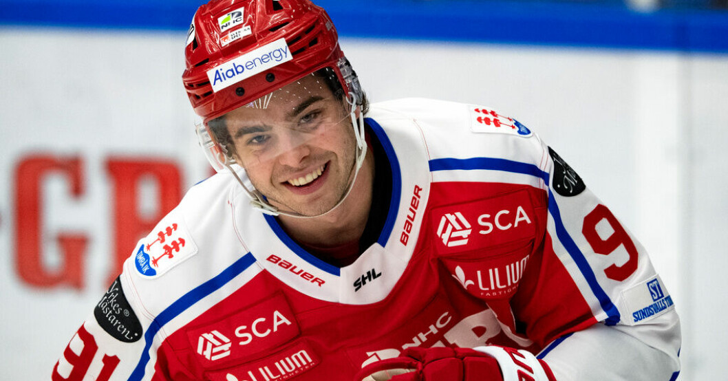 Viktor Lodin, här i Timrås tröja. Arkivbild. Viktor Lodin klar för Oskarshamn