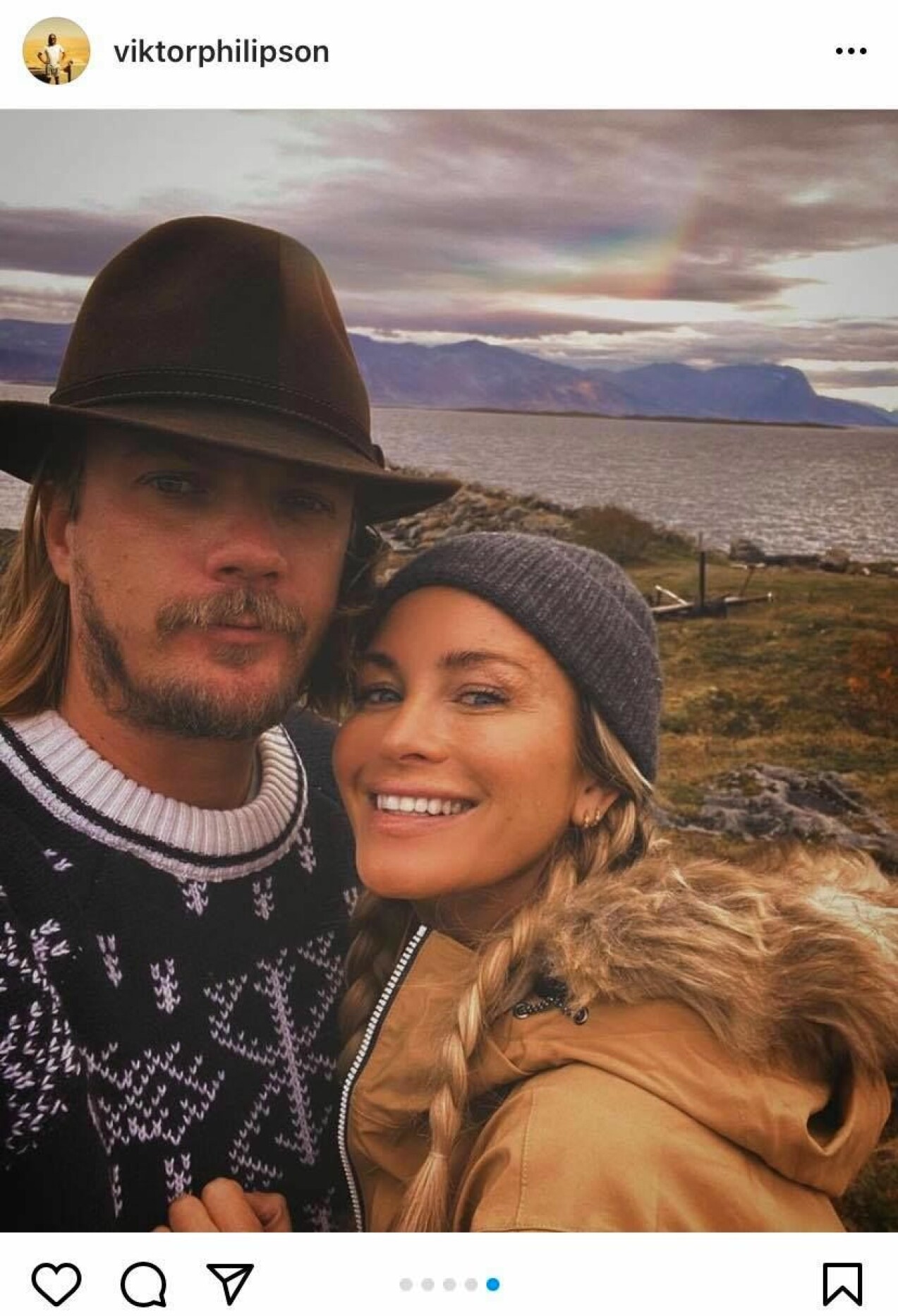 Viktor Philipson och Carolina Gynning på äventyr. Viktor Philipson och Carolina Gynning