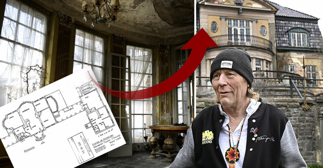 Tio år innan bråket om slottet på Storholmen bröt ut fanns en hemlig plan för att rädda det förfallna palatset.