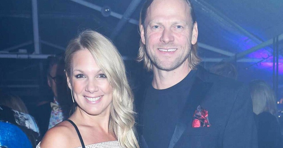 Anna Brolin med kärleken Jesper Rodhborn