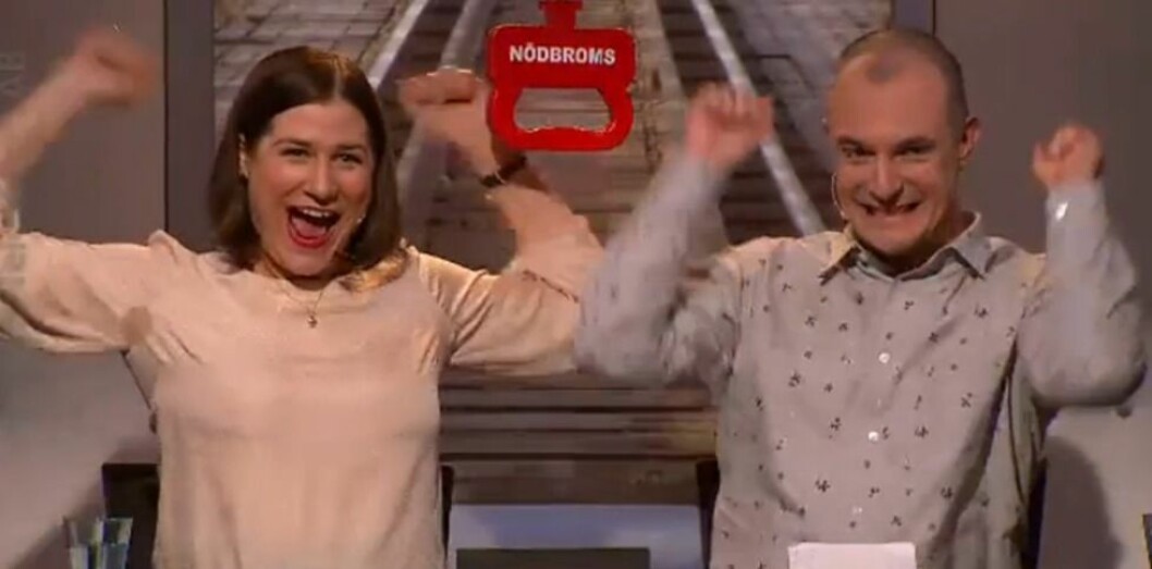 Kristin Lundell och Johan Hilton är vinnarna i På Spåret 2017.