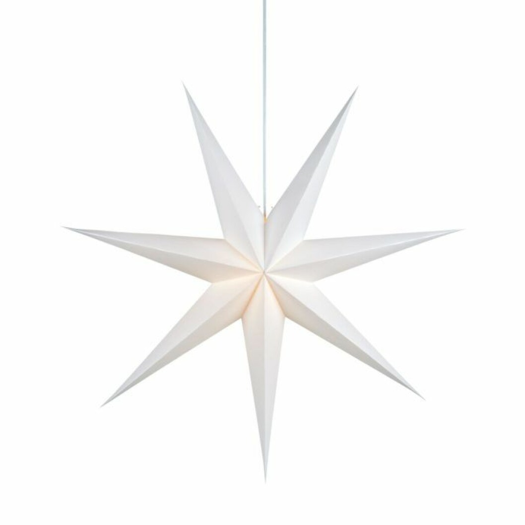 Vit adventsstjärna