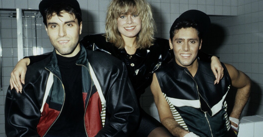 Vito Ingrosso, Pernilla Wahlgren och Emilio Ingrosso.