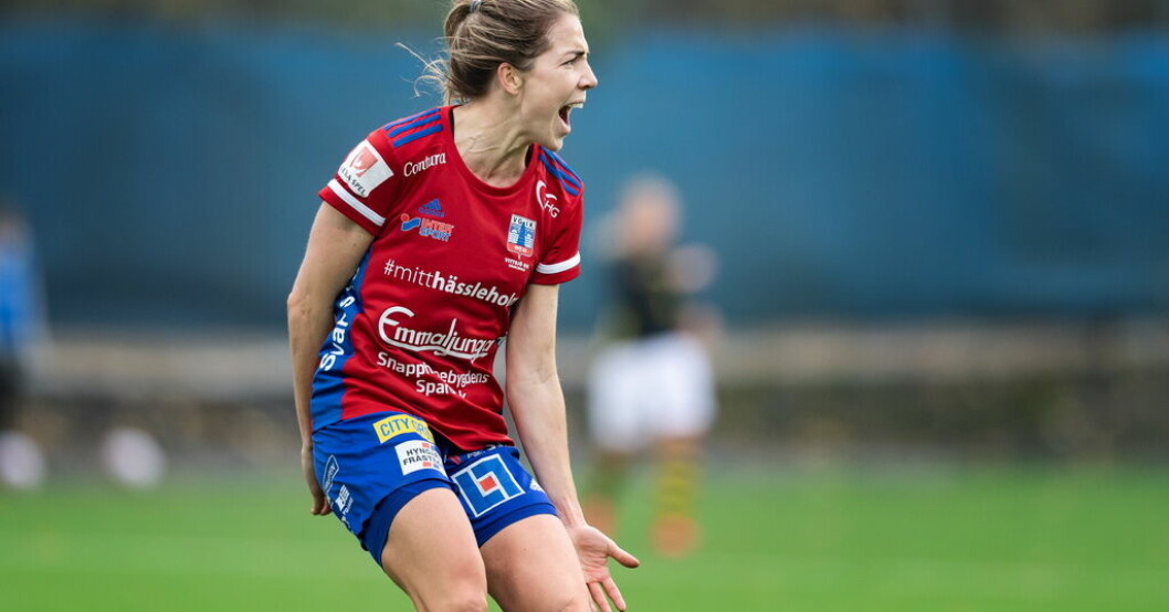 Vittsjös Clara Markstedt avgjorde matchen mot Växjö. Arkivbild. Markstedt avgjorde "sjöderbyt" på tilläggstid