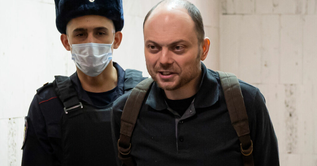 Vladimir Kara-Murza döms till 25 års fängelse. Arkivbild. Rysk regimkritiker får strängaste straffet
