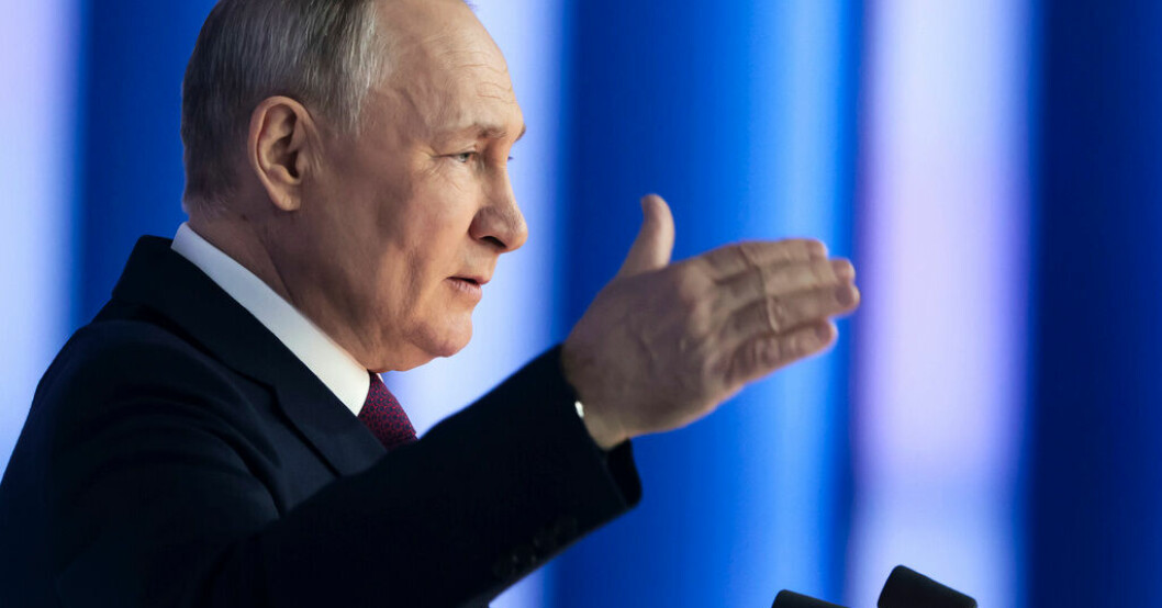 Vladimir Putin håller sitt linjetal. Experter: Inget i talet tyder på krigsslut