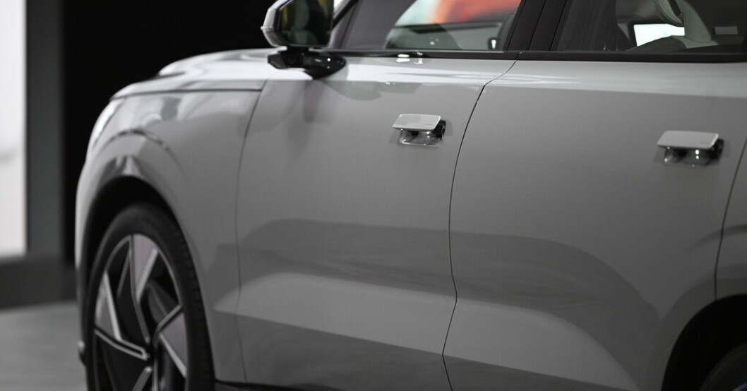 Volvo EX90, Volvo Cars nya helt elektriska bil. Arkivbild. Rekordförsäljning för Volvo Cars