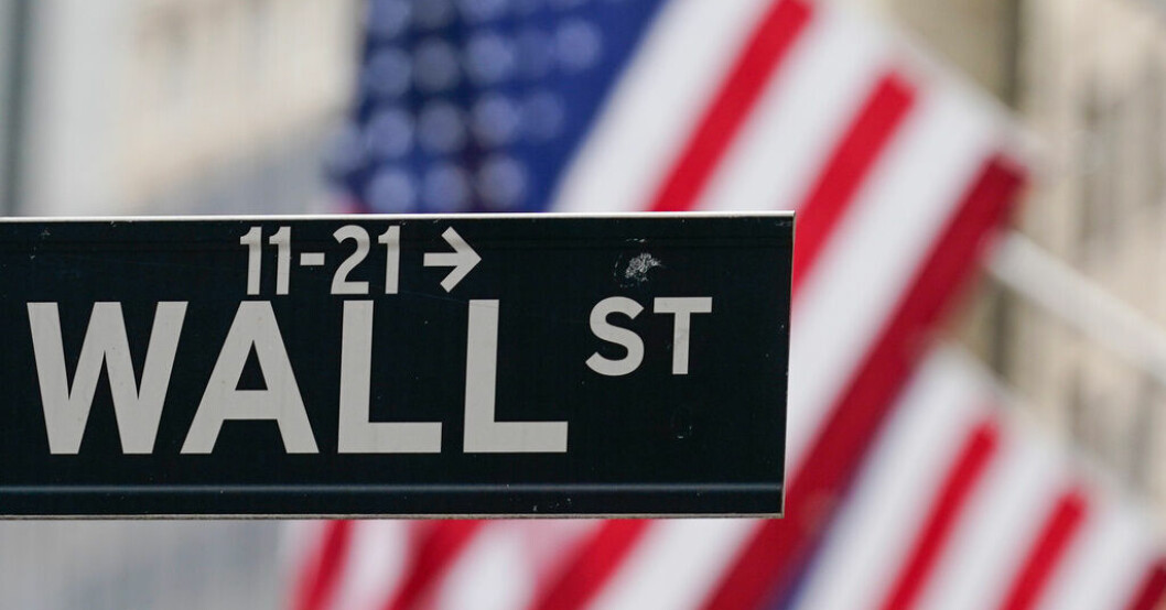 Wall Street. Arkivbild. Mestadels mulet på Wall Street